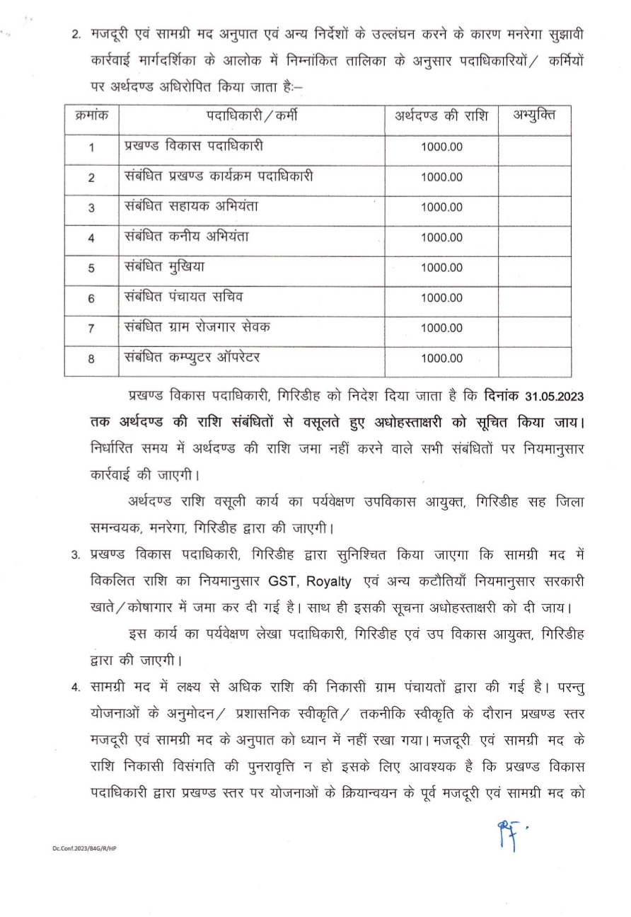 MGNREGA scam in Giridih