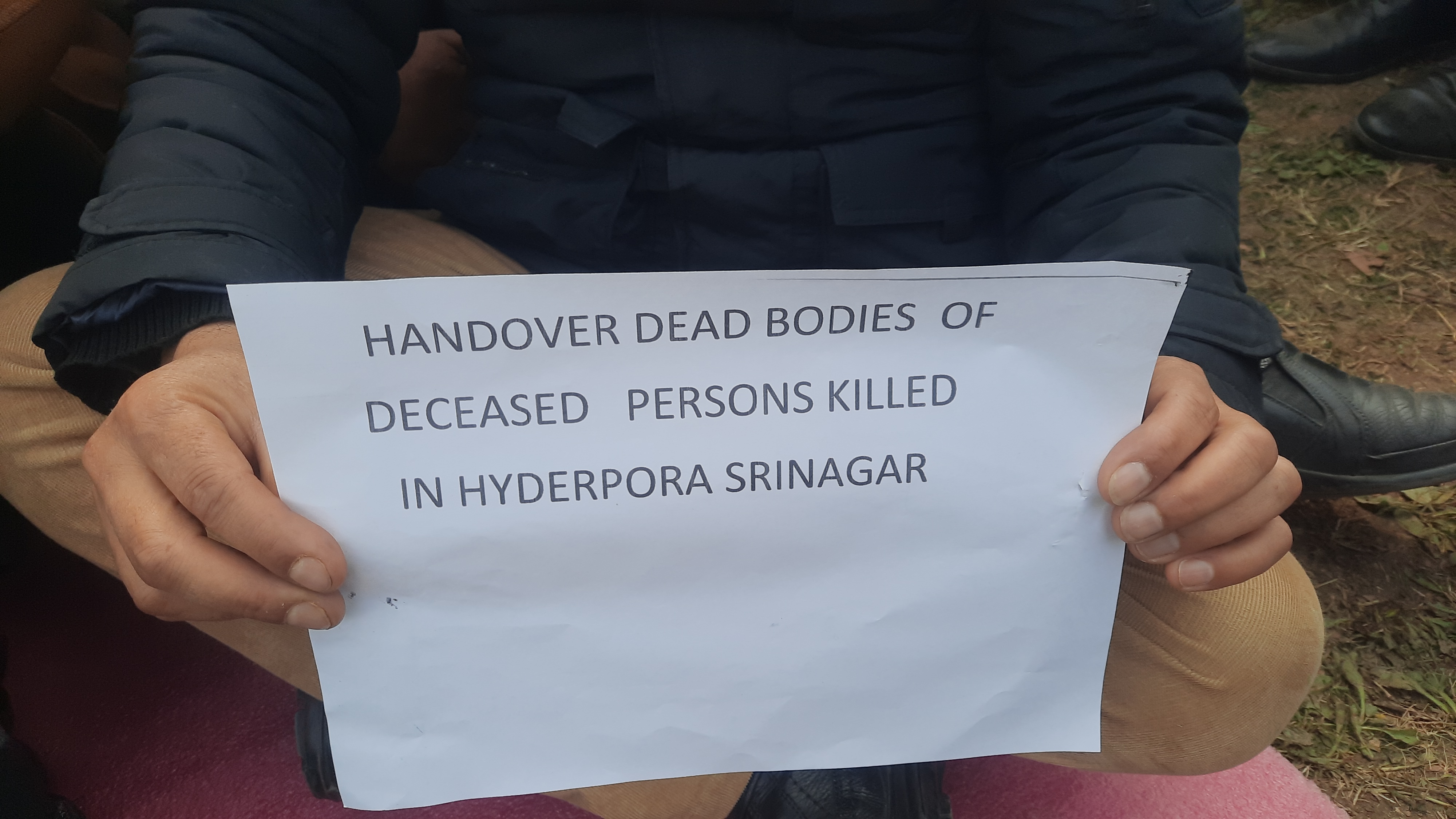 Protests against Haiderpura encounter in several districts of Jammu and Kashmir