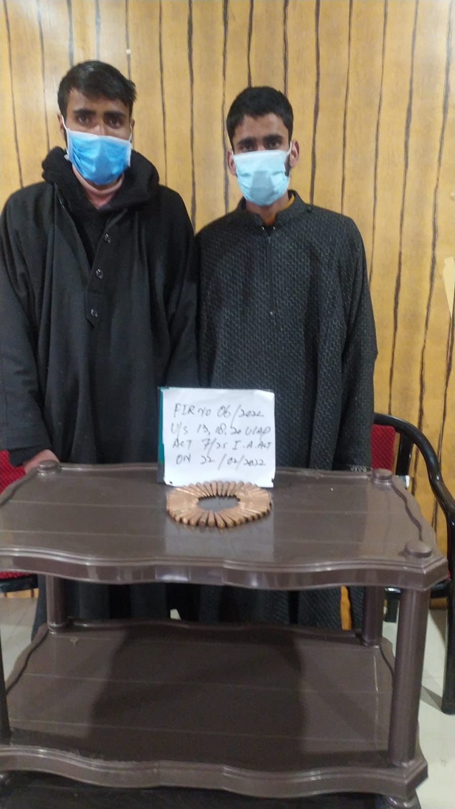 Two TRF militant associates arrested in Baramulla