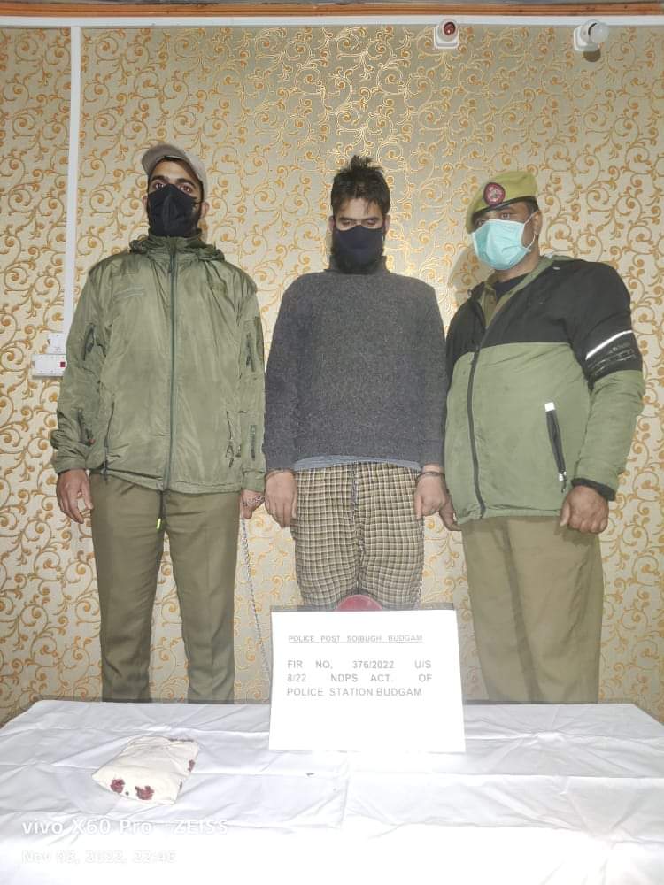 Drug Peddler Arrested in Budgam