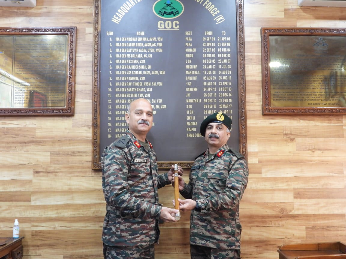 Major General Mohit Seth takes over as GoC Kilo Force