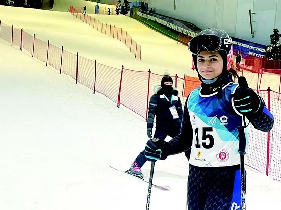 Kashmiri female athlete Haya Muzaffar to represent India in UAE Alpine Slalom Championship