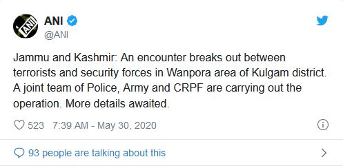 Jammu Kashmir, Encounter, Indian Army