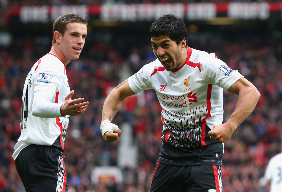 Jordan Henderson and Luis Suarez