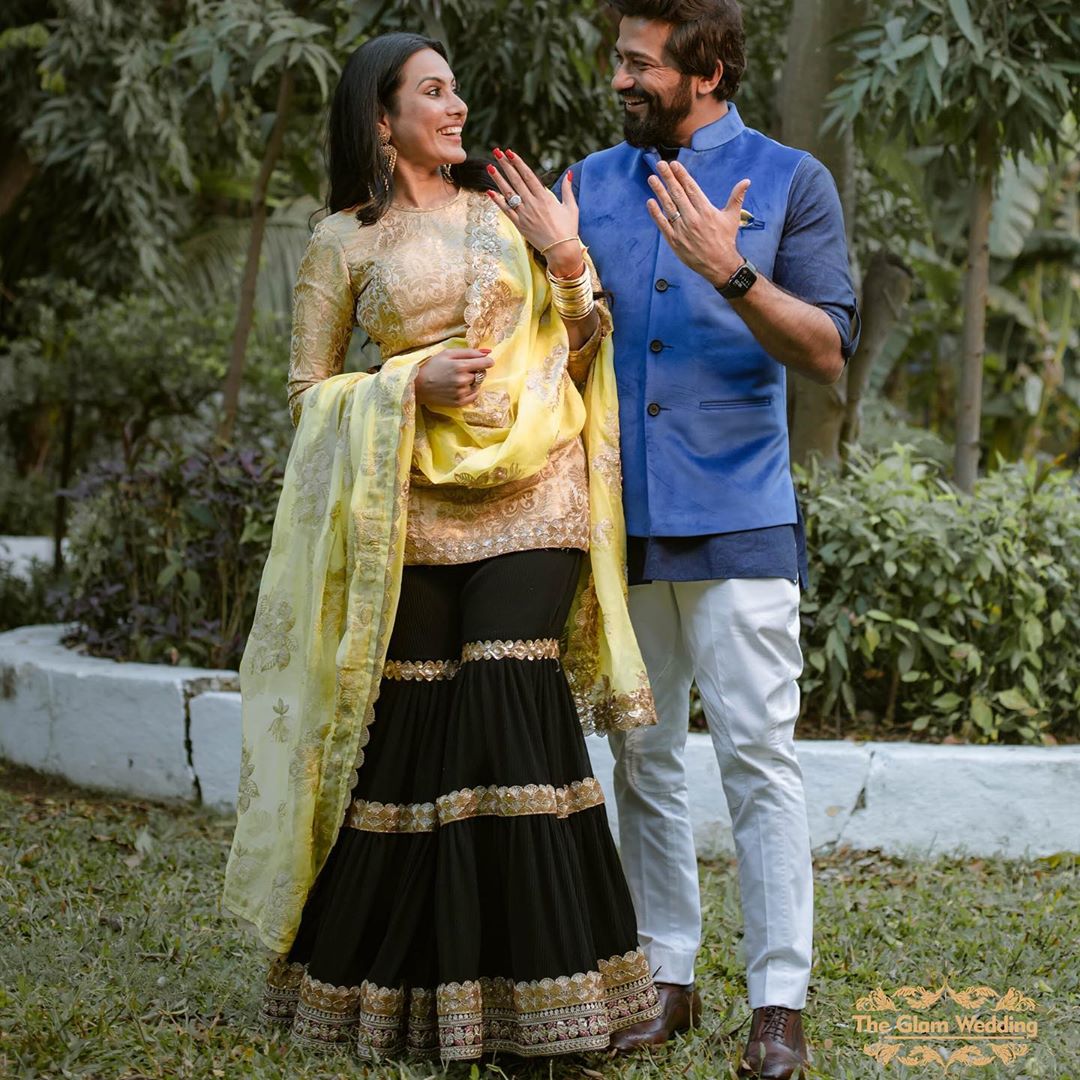 Actress Kamya Punjabi Engagement pics, Actress Kamya Punjabi engaged with Boyfriend Shalabh Dang, Kamya Punjabi Engagement news, Kamya Punjabi Engagement Photos, Kamya Punjabi news