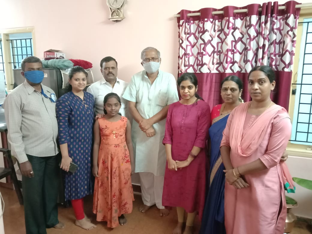 Minister Sureshkumar Visit Meghana House