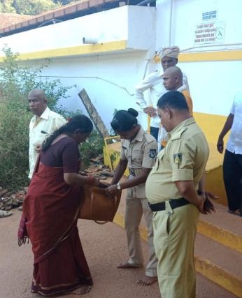 ದೇವಾಲಯದಲ್ಲಿ ಪೊಲೀಸರಿಂದ ತಪಾಸಣೆ , Tight police security at Kukke Subramanya temple