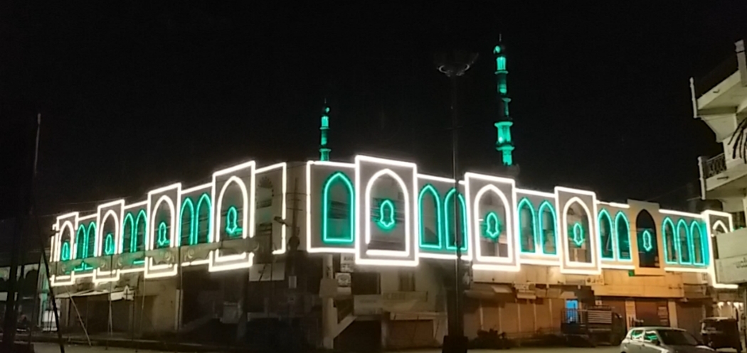 eid milad un nabi preparation of decoration in full swing in muslim areas of gulbarga