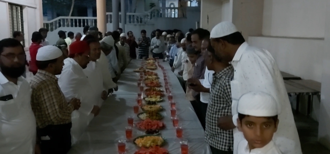 Iftar dinner for Muslims at Gulbarga