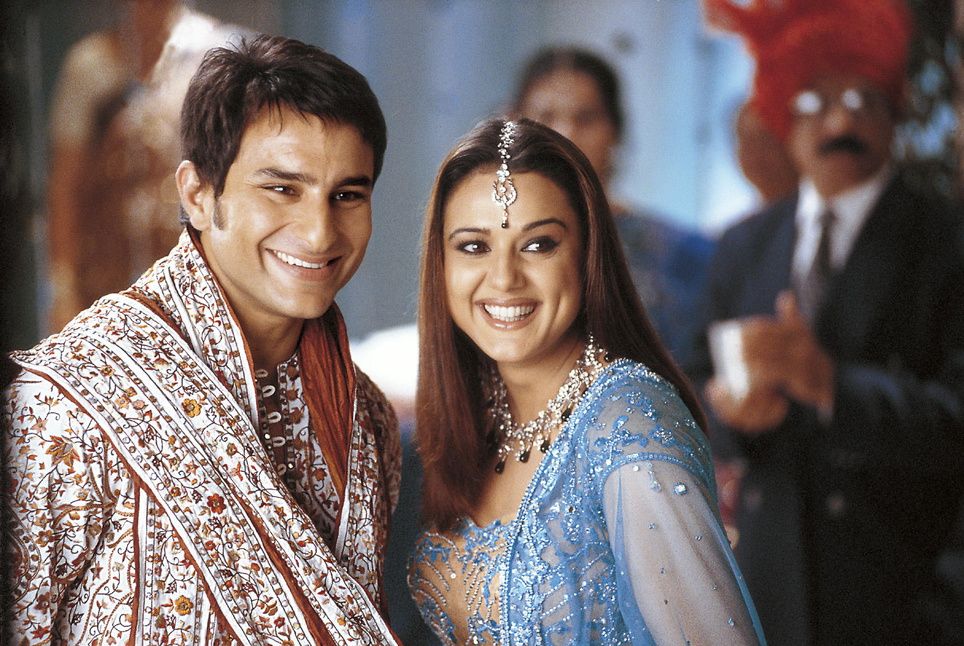 Saif Ali Khan and Preity Zinta in a still from Kal Ho Na Ho