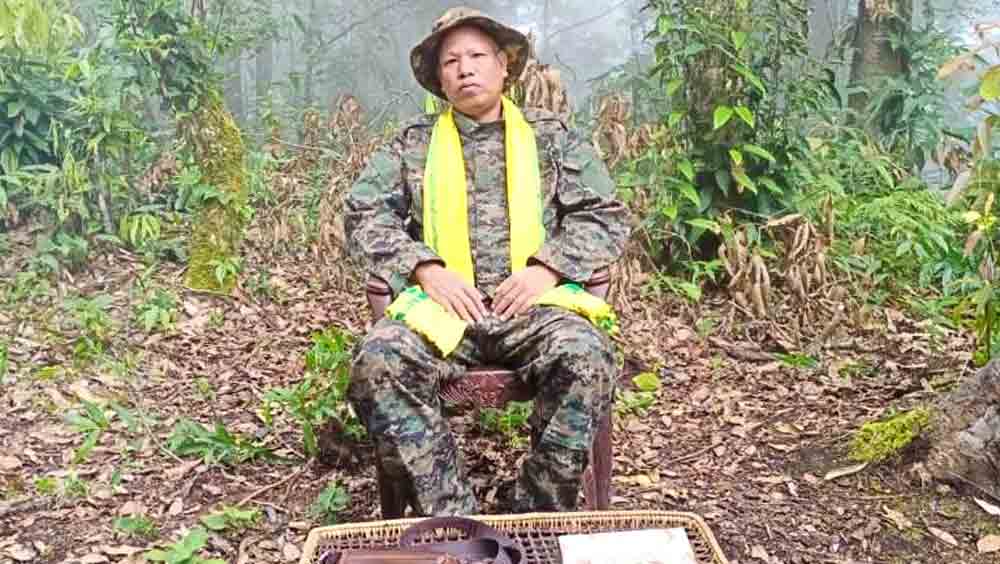KLO Chief Jiban Singha left forest