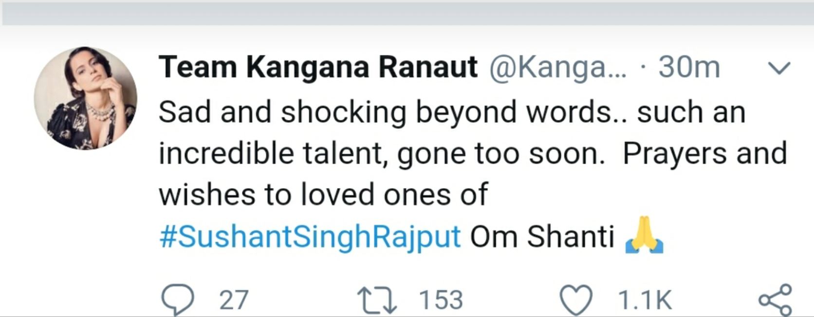 kangana  ranaut tweet