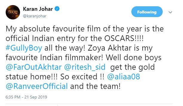 Gully Boy Oscars 2019