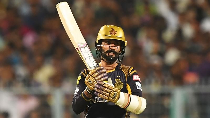 Dinesh Karthik scored 58 off 29 balls.