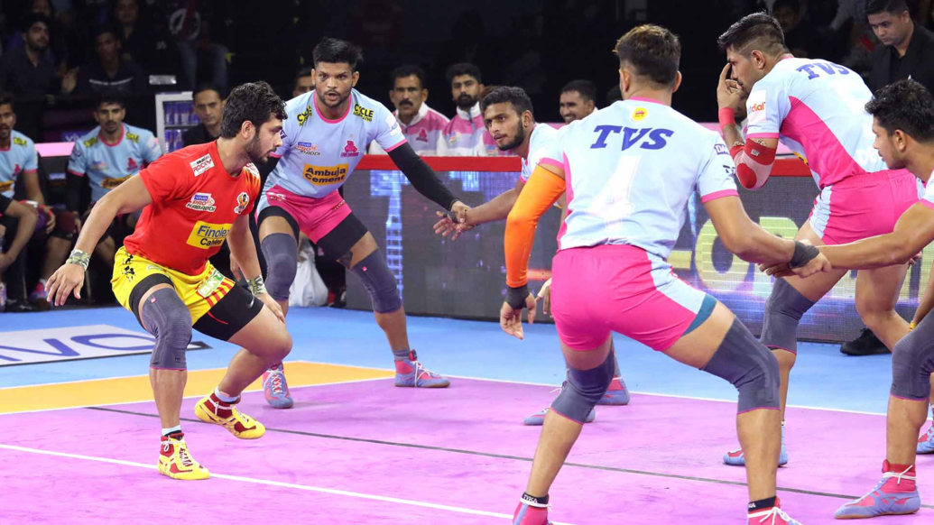 PKL 7  Clinical  Pink Panthers  Gujarat Fortunegiants  Pro Kabaddi League 7:  Jaipur Pink Panthers  Gujarat Fortunegiants