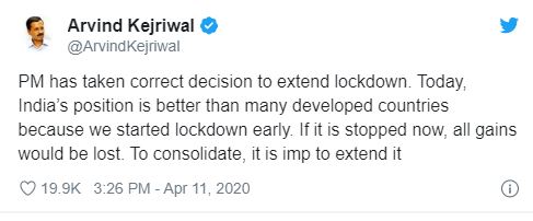 cm kejriwal tweet after the meeting with pm modi