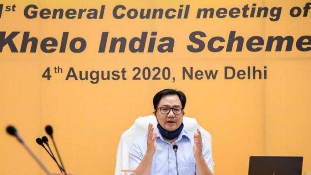 Kiren Rijiju,  KISCE, Khelo India State Centre of Excellence,  Sports Minister