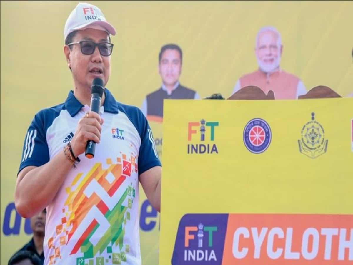 Sports Minister, Kiren Rijiju,  Fit India