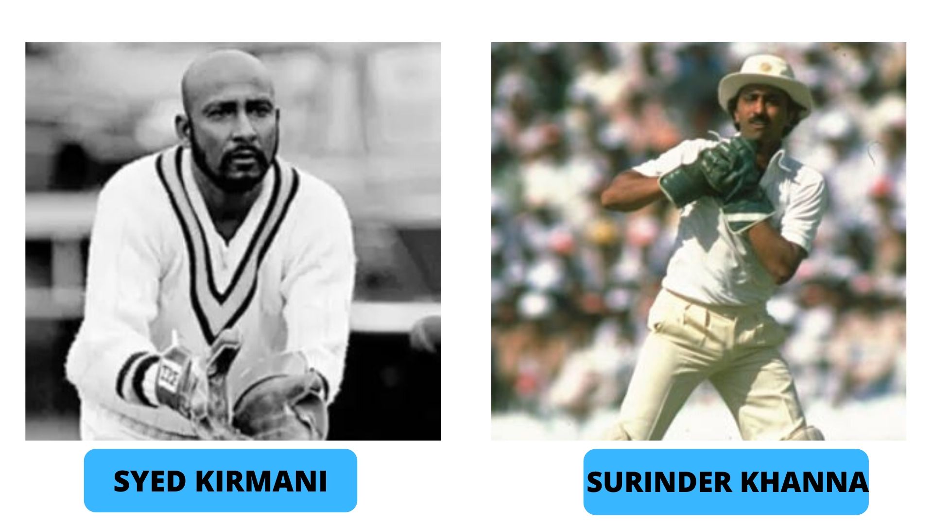 Syed Kirmani and Surinder Khanna