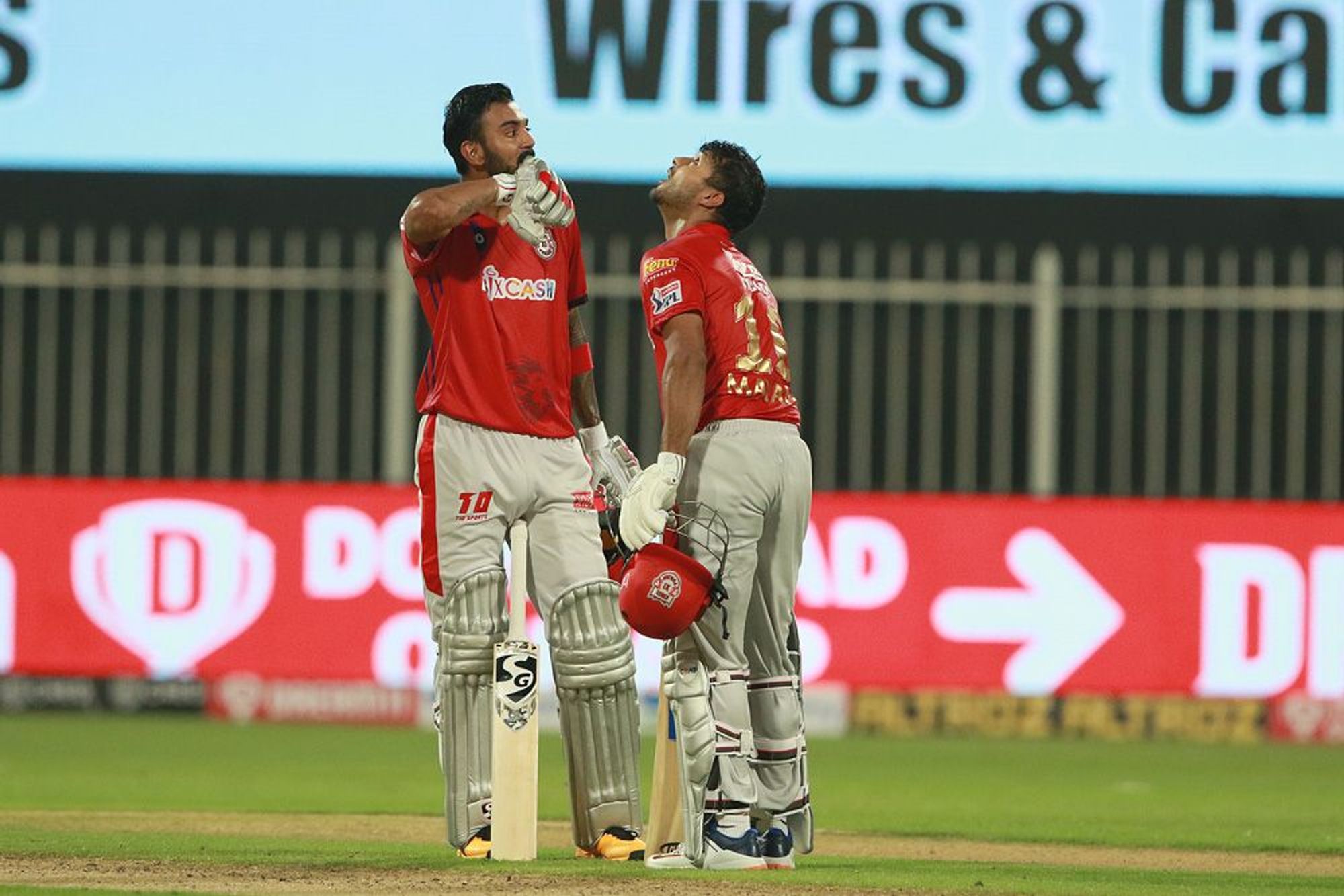 KL Rahul and Mayank Agarwal blew away RR bowlers at Sharjah Cricket Stadium on Sunday.