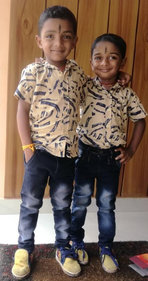 twins  Koottar SNLPS  പ്രവേശനോത്സവം  ഇരട്ട  ഓണ്‍ലൈൻ  Online Class  യു ട്യൂബ്  ഫേസ്ബുക്  Face book  Youtube