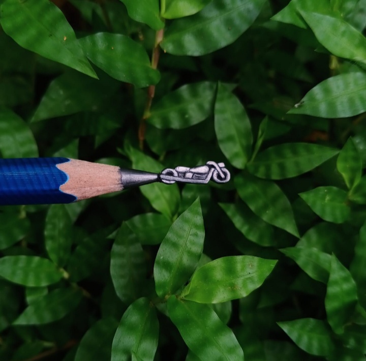 Kerala girl creates wonders in pencil lead carving