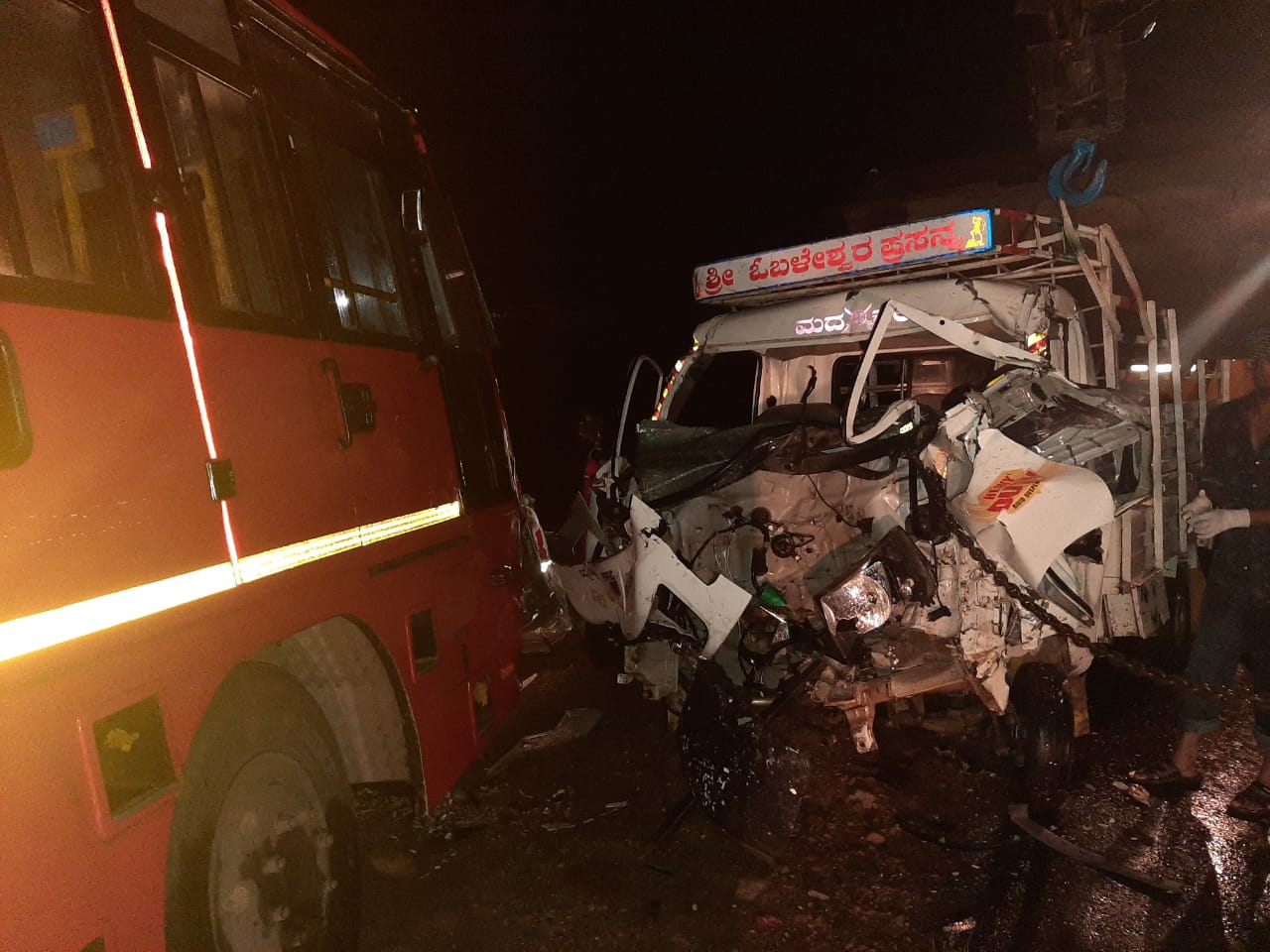 Accident in Kudligi