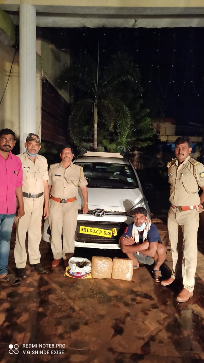 37kg ganja seize by Excise Department; Two accused arrested