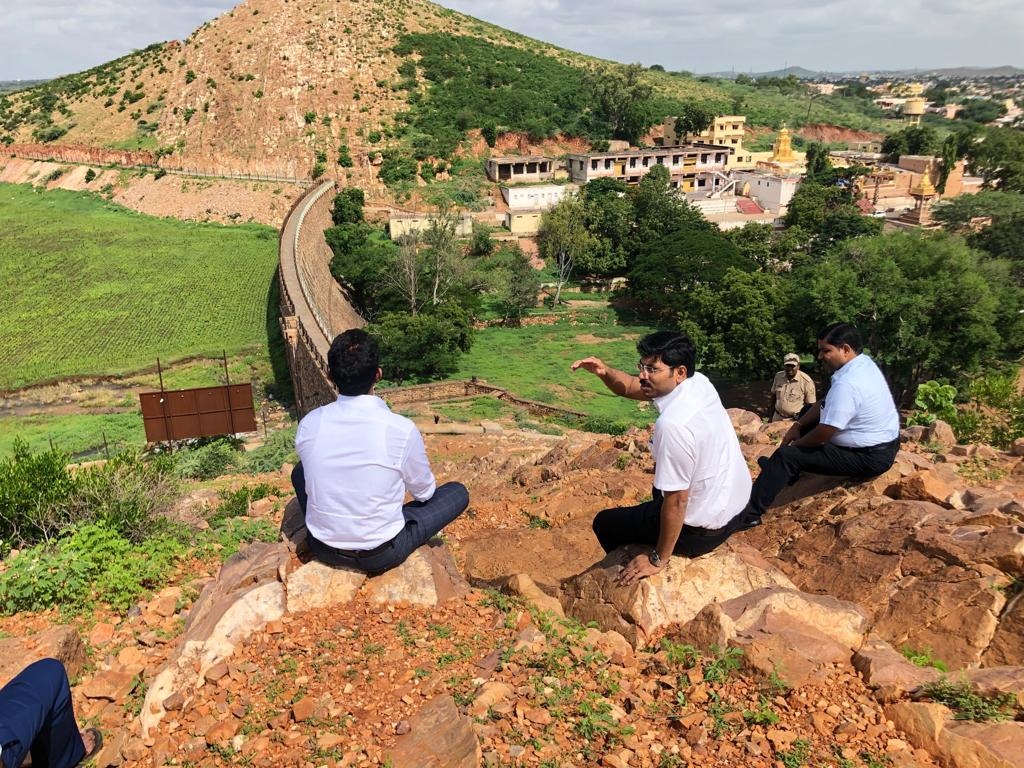 View of Muchakhandi Lake from Bagalakote DC