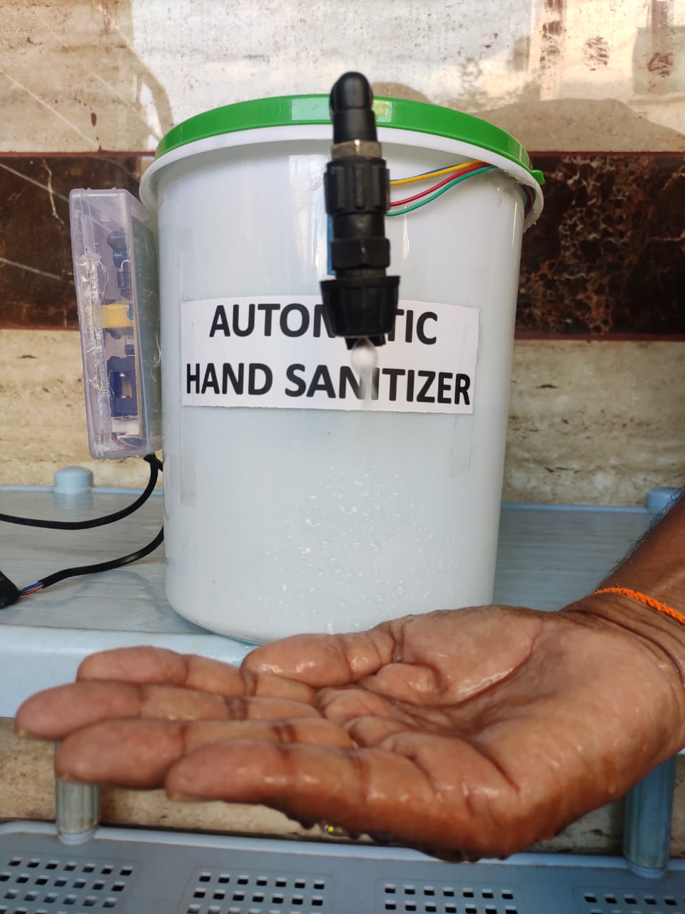 Sensor based sanitizer manufactured at just Rs.2,000