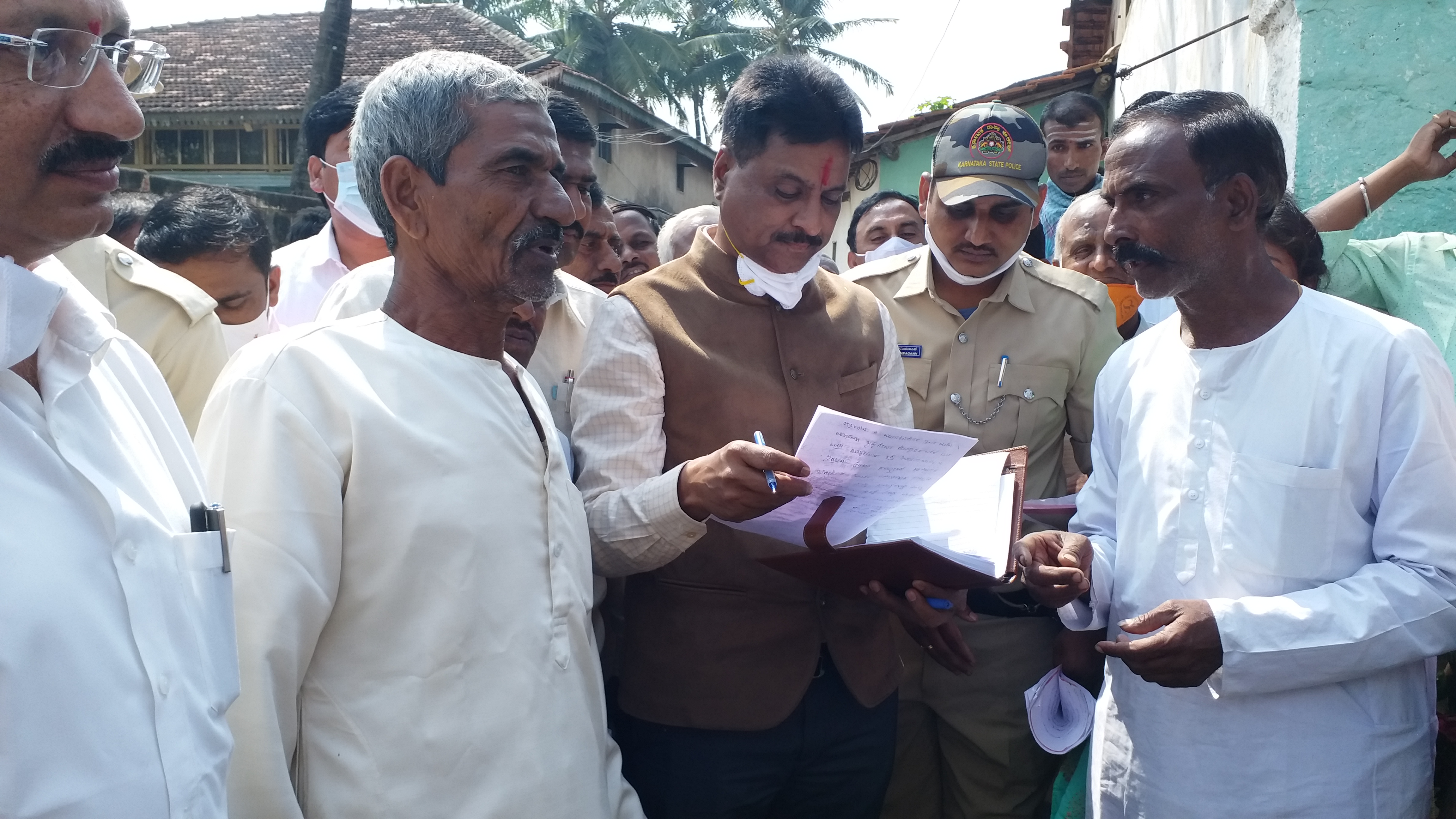 Belgaum DC Hiremath staying in village to hear people's problems