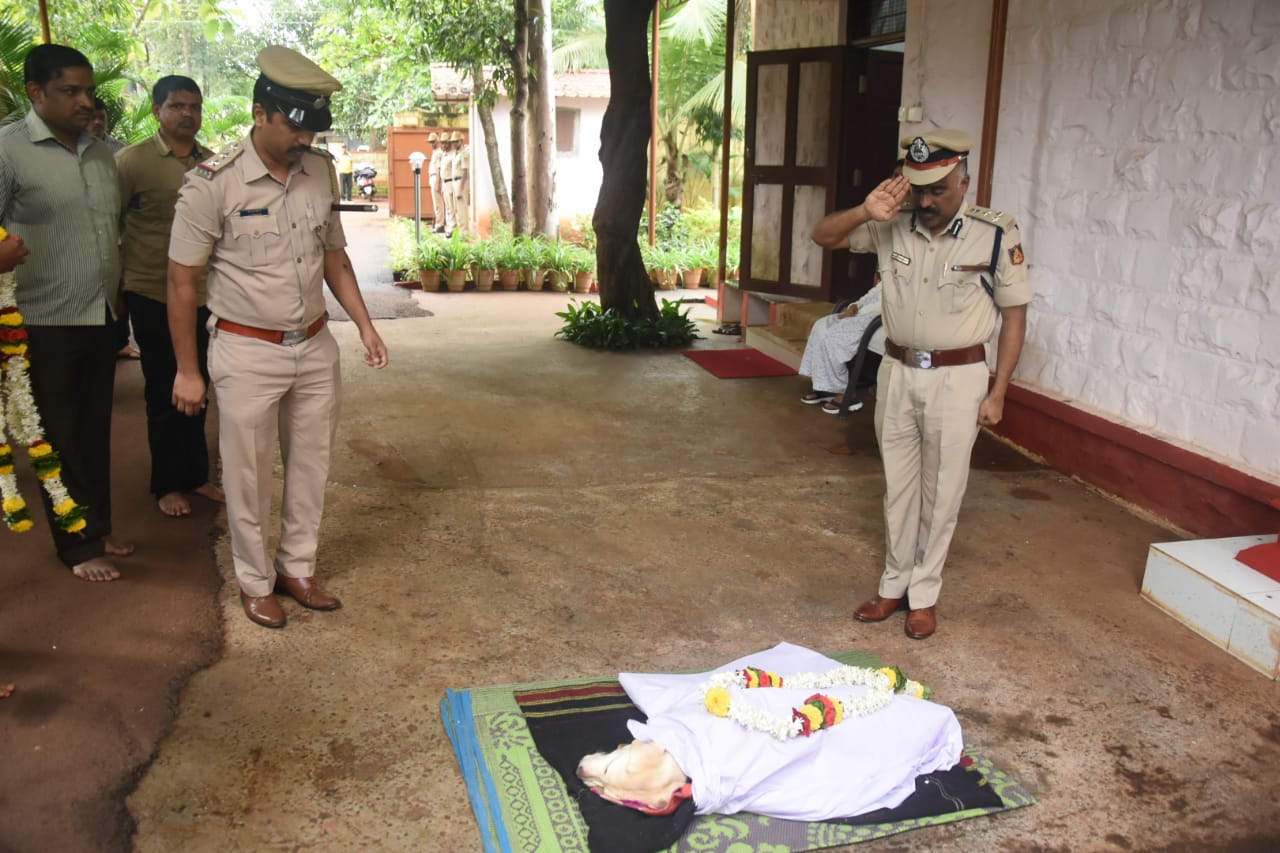 Police Dog Nayana died