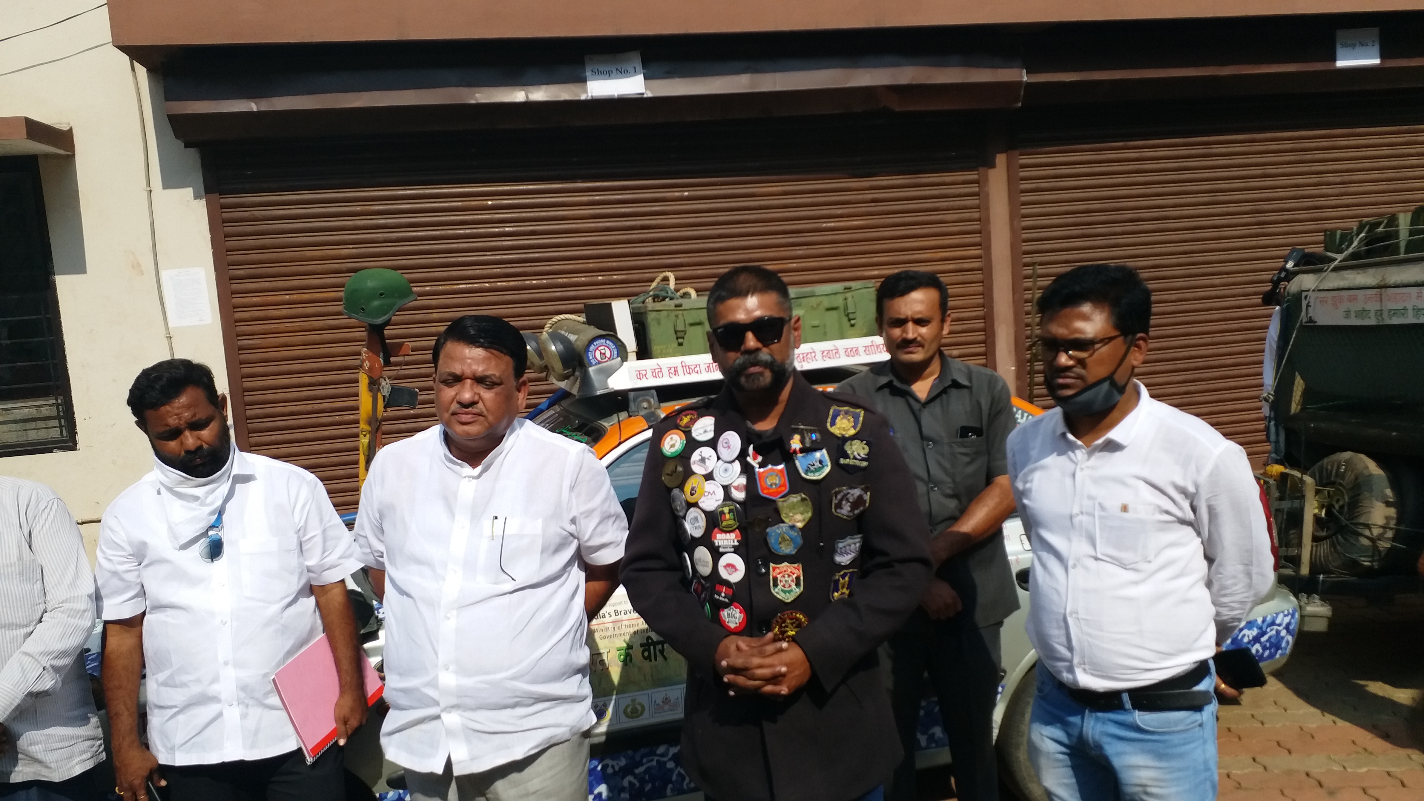 Umesh Gopinath Jadhav Moves to Bharat Yatra in Tribute of Pulwama Martyrs