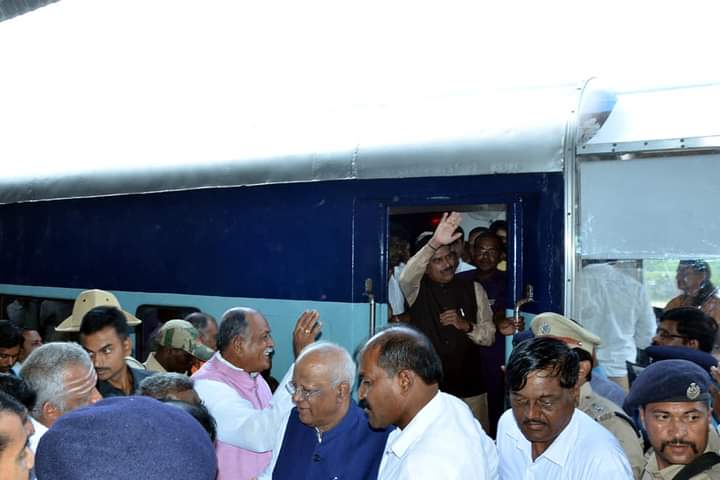 Photograph of moments Minister Suresh angadi visit to Bellary