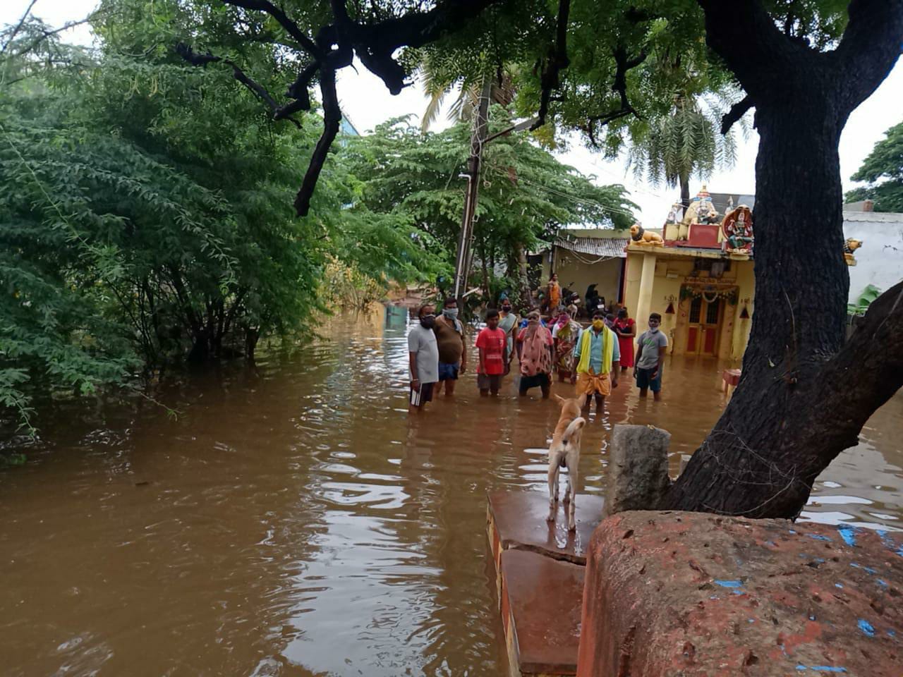 Heavy rain in Ballary