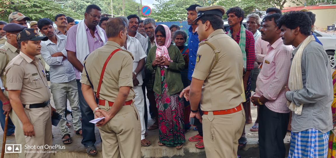 alok kumar visit upparapete police station