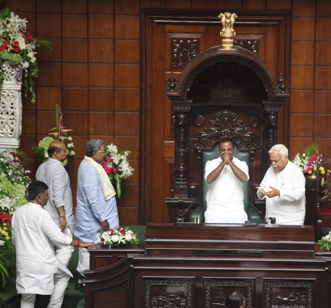 UT Khadar elected Speaker of Karnataka Legislative Assembly