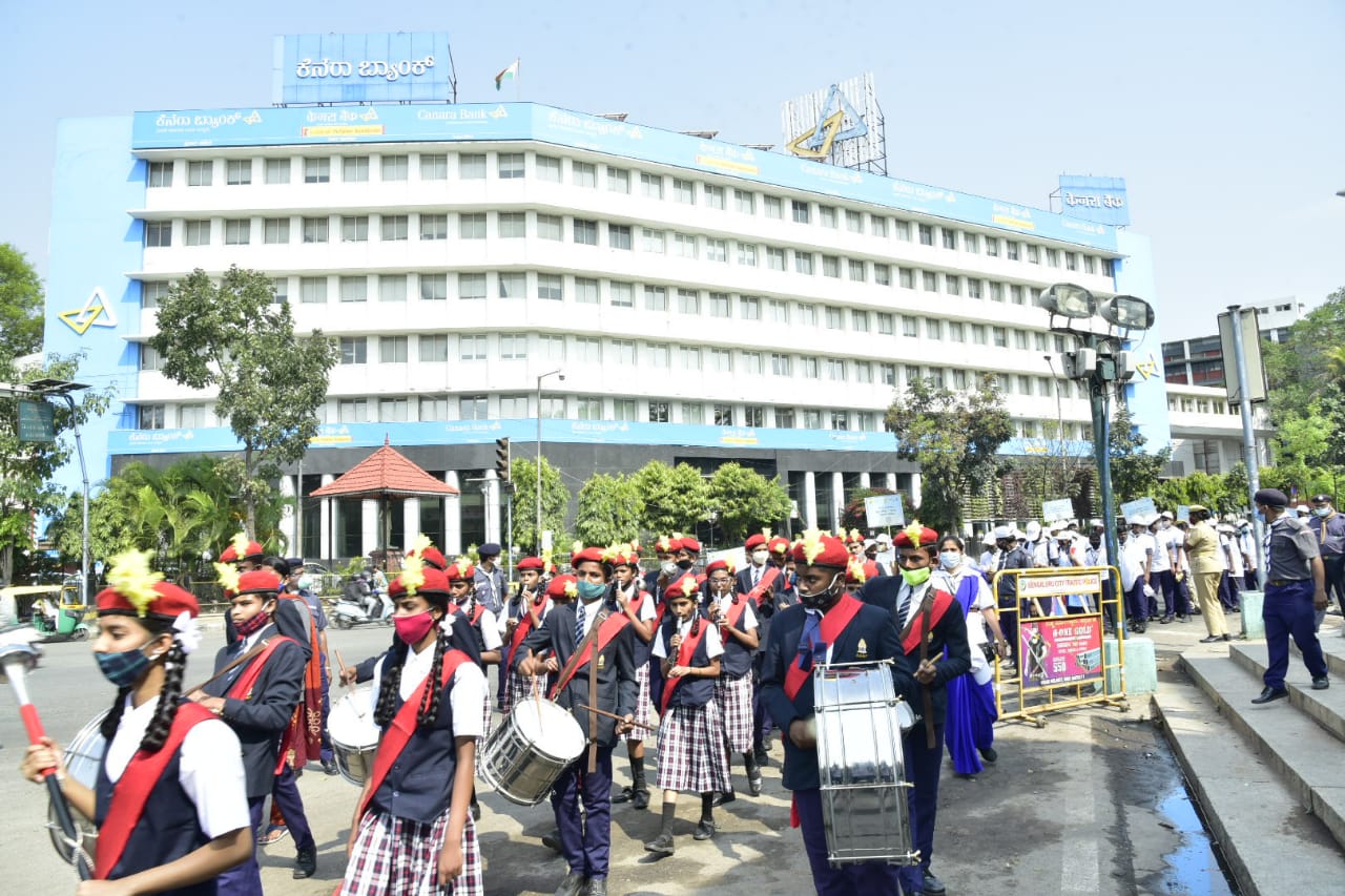 scouts and guides students support swaccha sarvekshan abhiyan