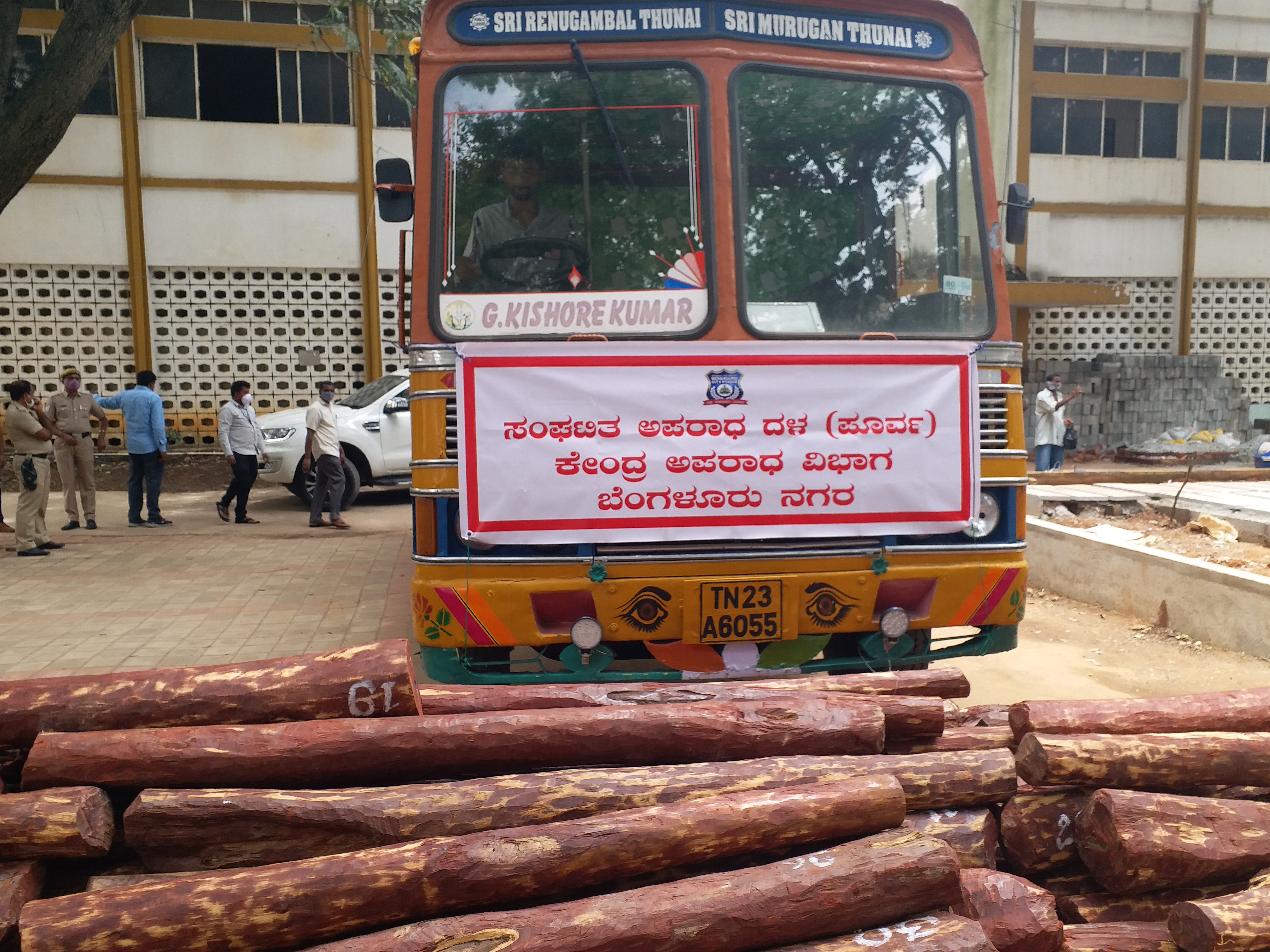 red sandalwood seized by ccb police