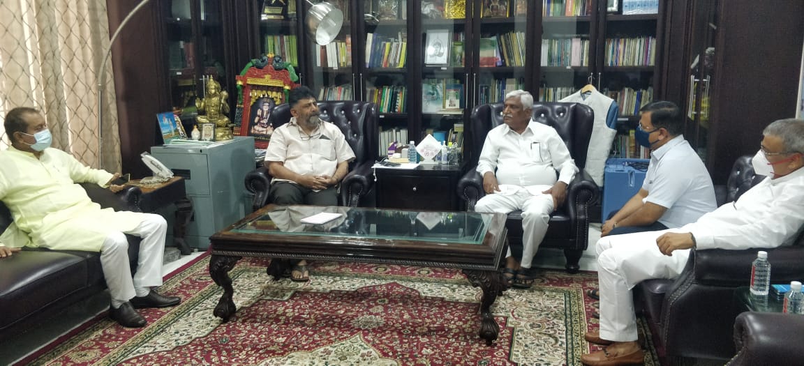 dks meeting with congress leaders