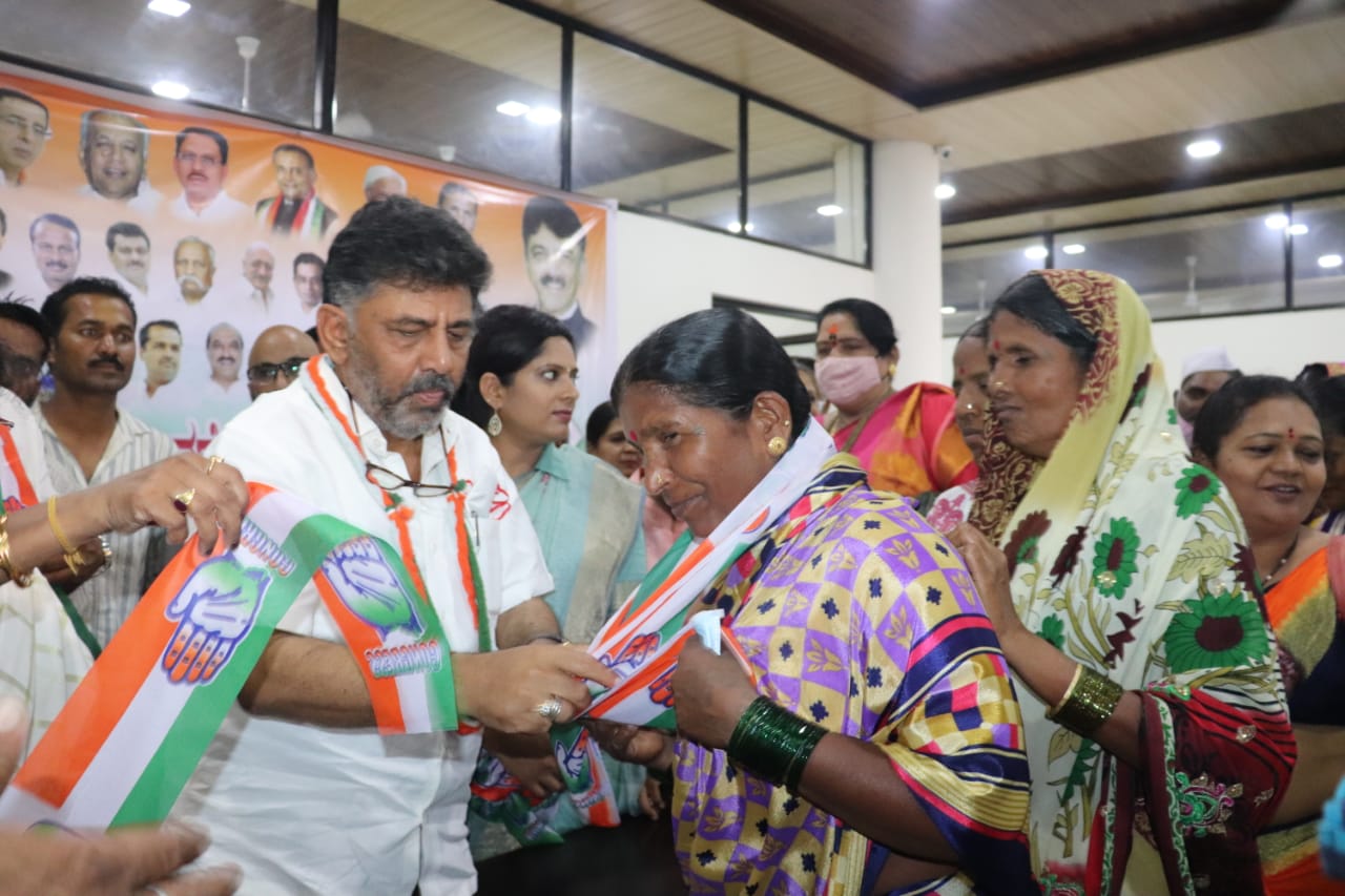 KPCC President D.K. Shivakumar visit toBelgaum