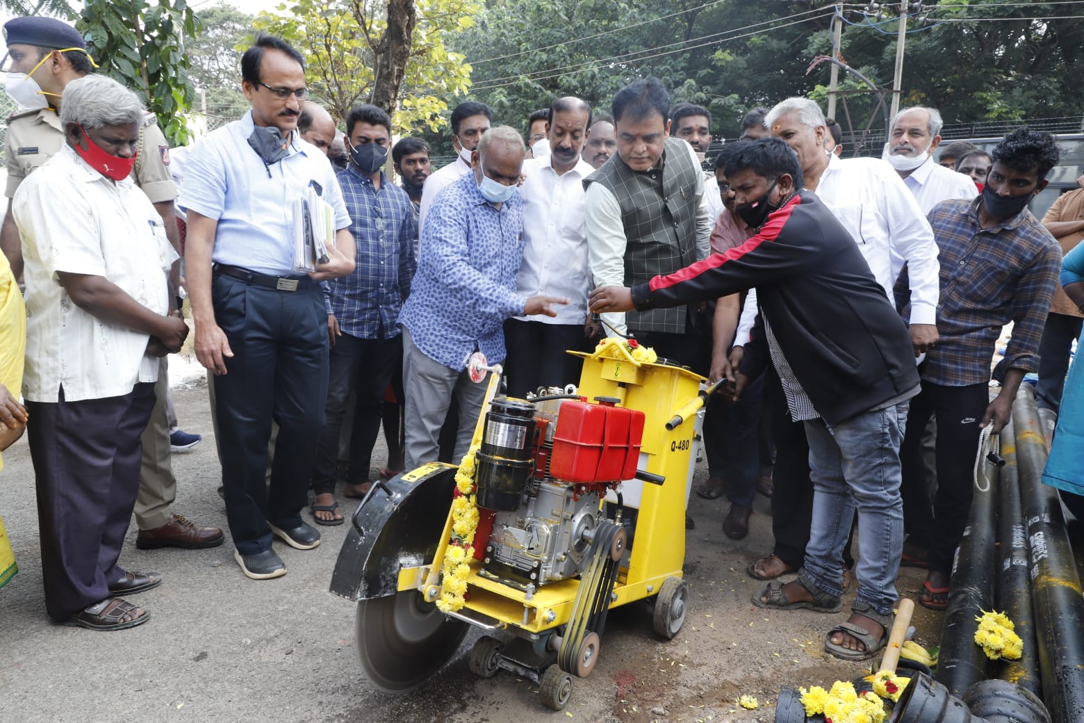 pipeline change works inauguration