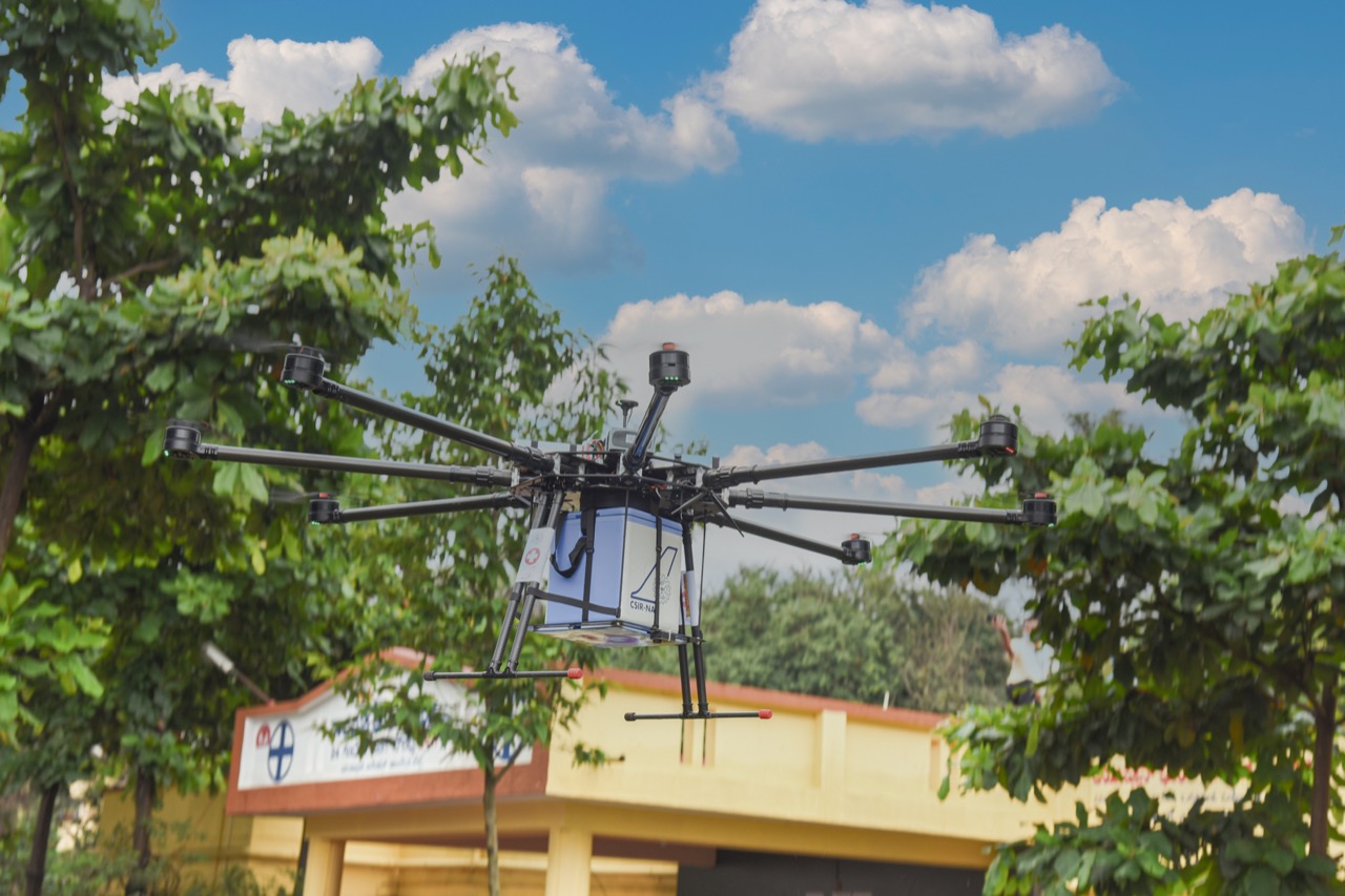 NAL's Multicopter DRONE has successfully demonstrated Covid-19 Vaccine delivery