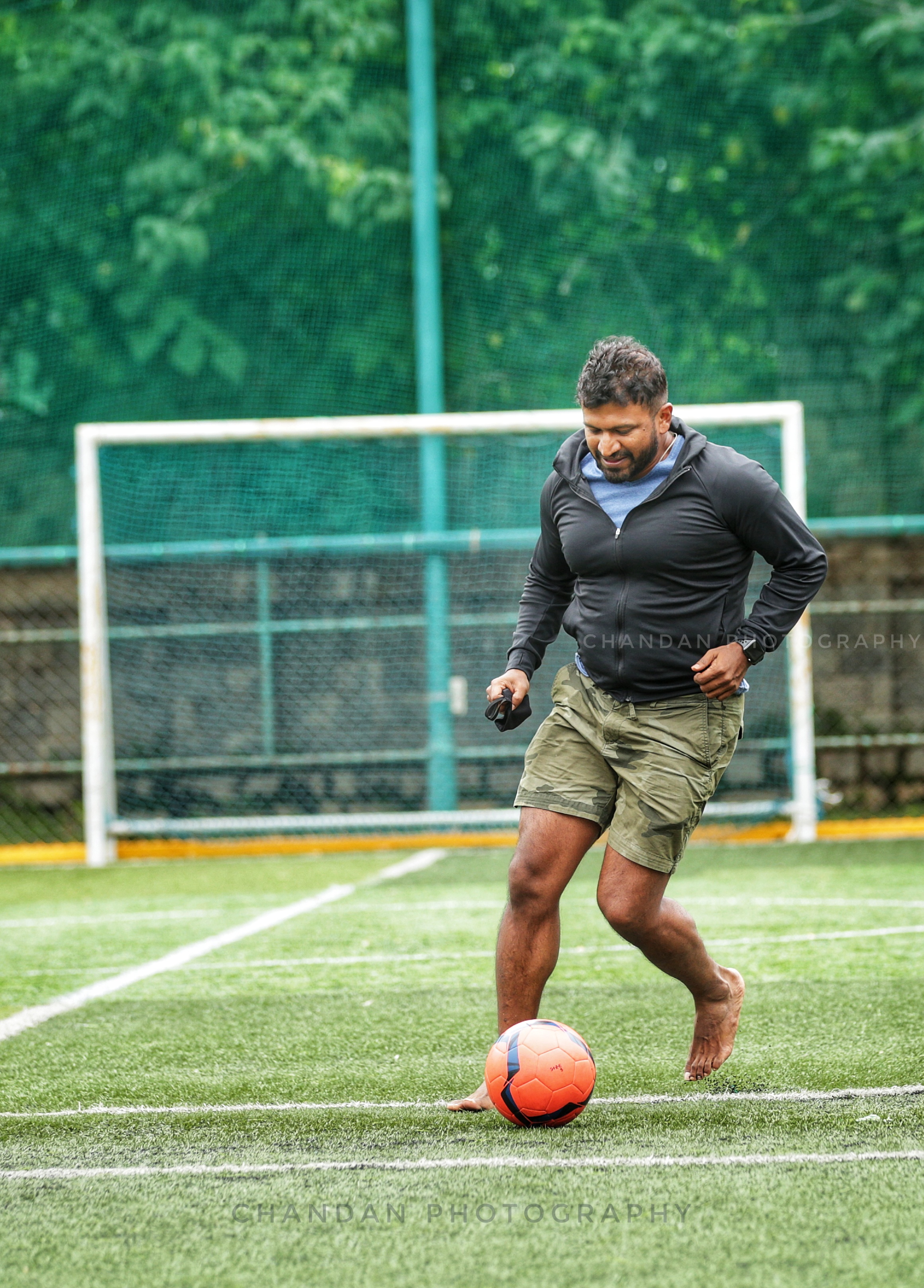 Puneet rajkumar Foot ball play