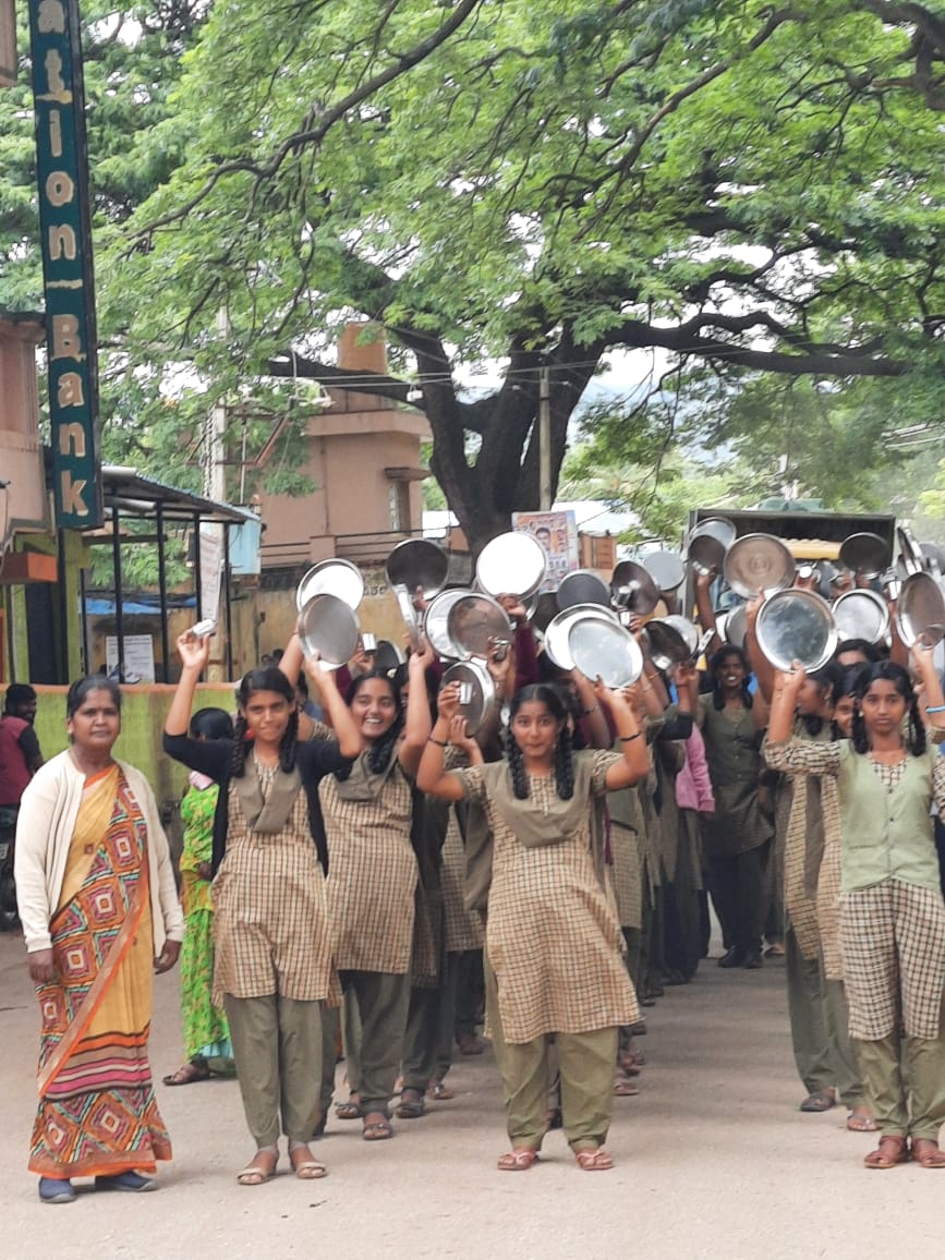 ವಿದ್ಯಾರ್ಥಿಗಳ ಪ್ರತಿಭಟನೆ