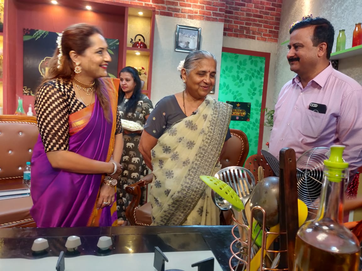 sudhamurthy in Kitchen darbar show