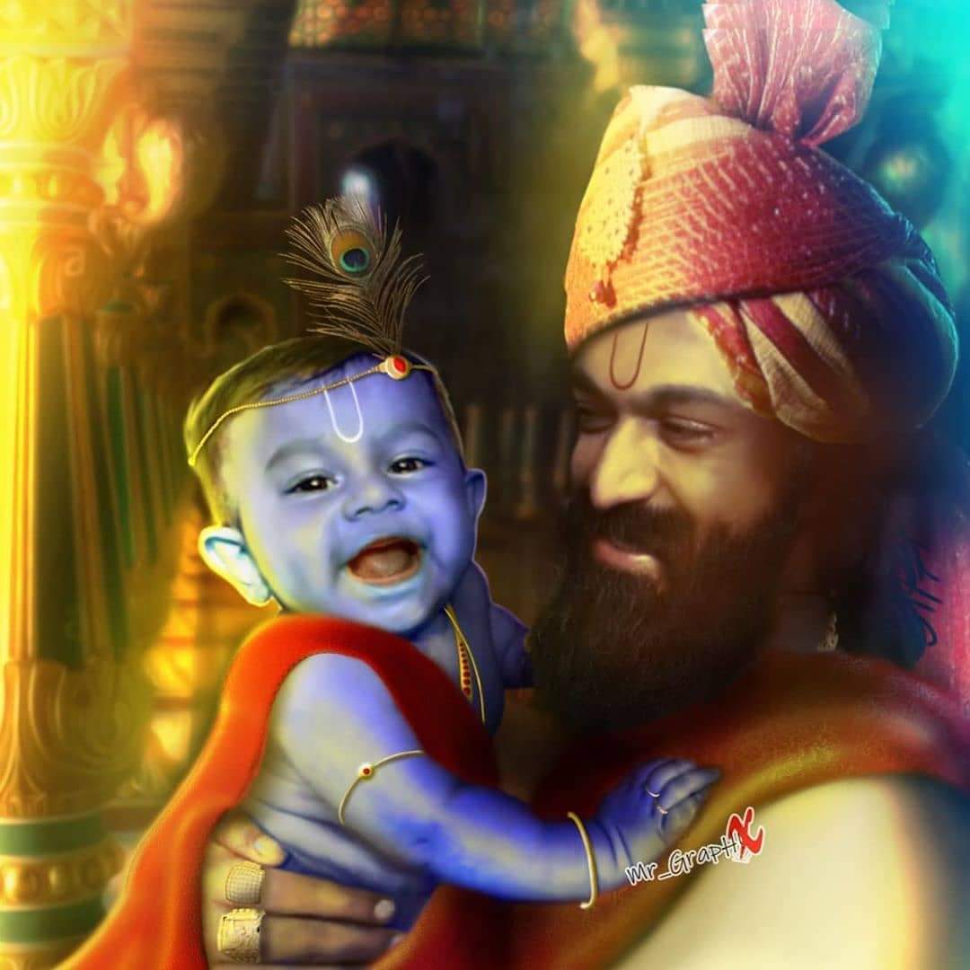 Yash with son