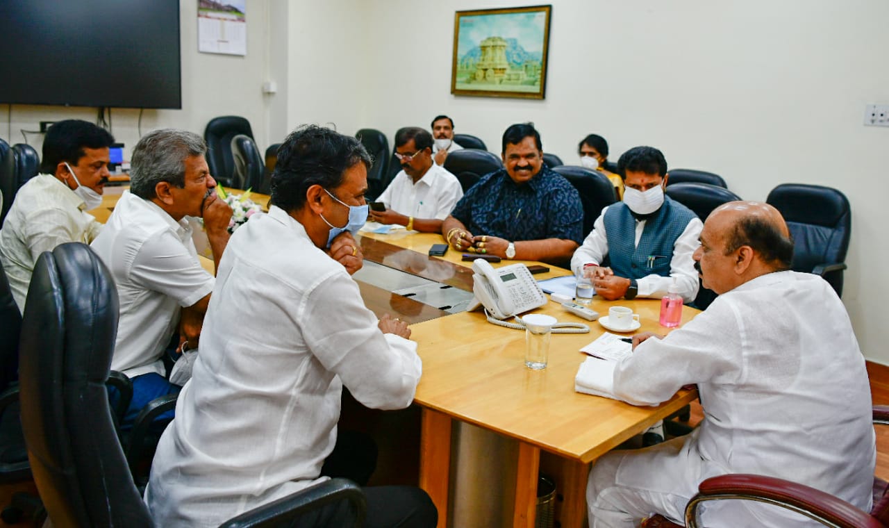 ಸಿಎಂ ಭೇಟಿ ಮಾಡಿದ ಚಿಕ್ಕಮಗಳೂರು ಶಾಸಕರ ನಿಯೋಗ