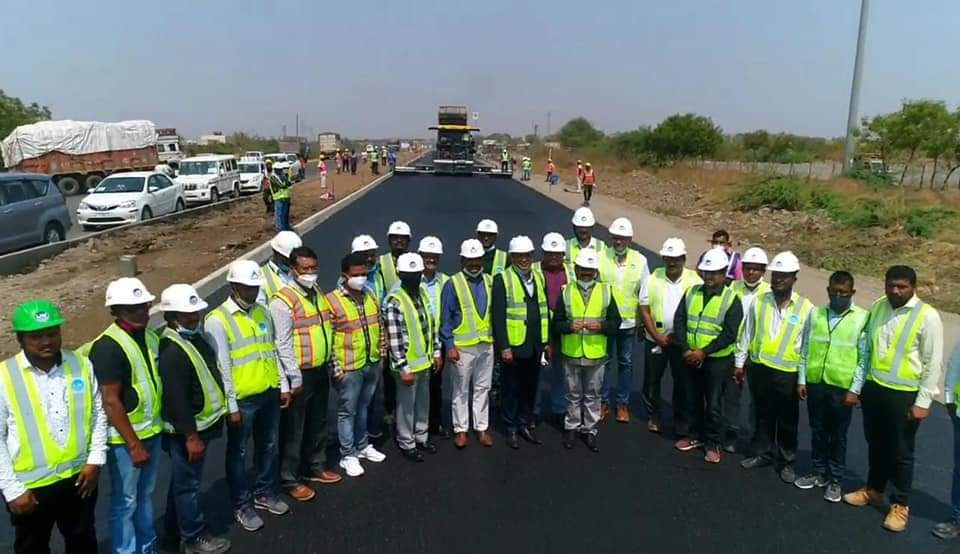 National Highway work completed in18 hours