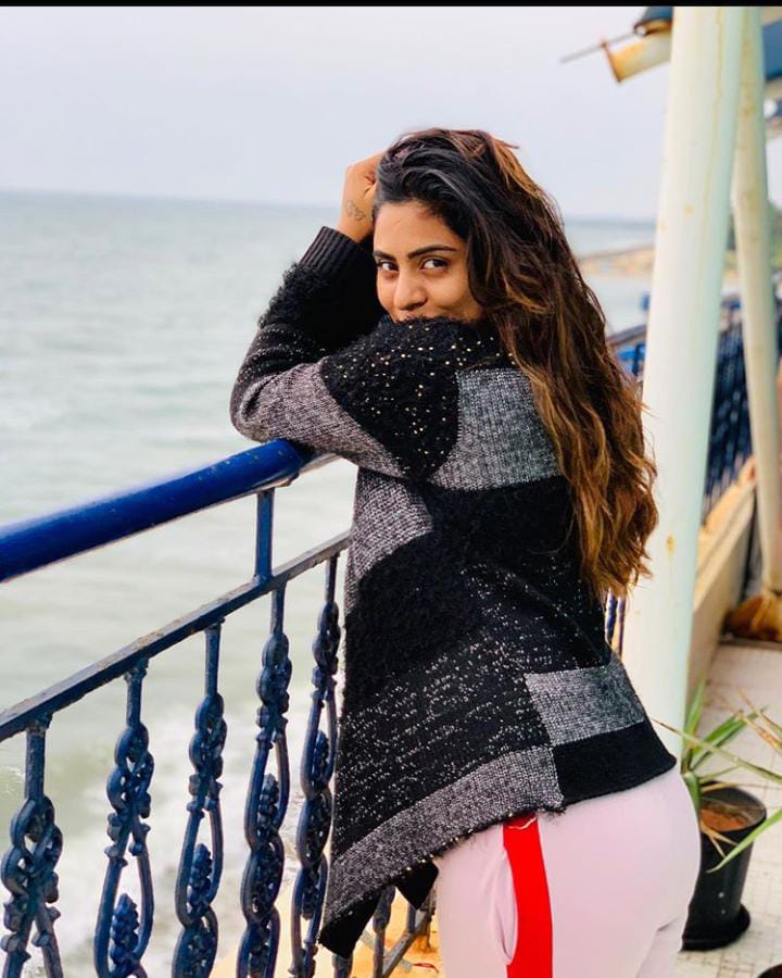 Deepika Das Enjoying At Pondicherry